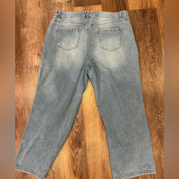 Baccini 18 18w Womens Plus Holy Distressed Jeans 2 for the Price of 1 ! - Picture 4 of 6